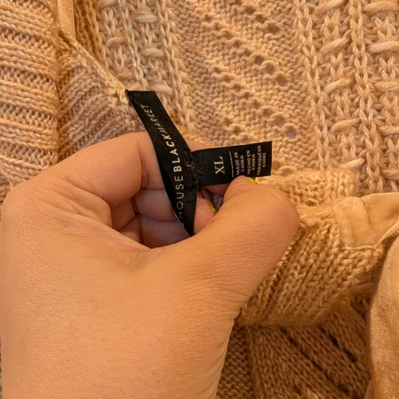 Women's Cream Sweater - Picture 4 of 8